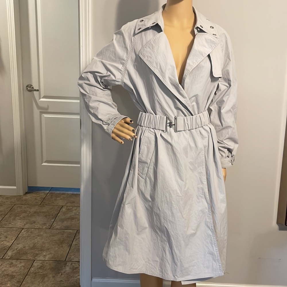 Donna Karen embellished Trench Coat Small
